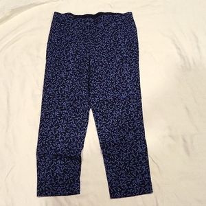 J Jill floral print capris
